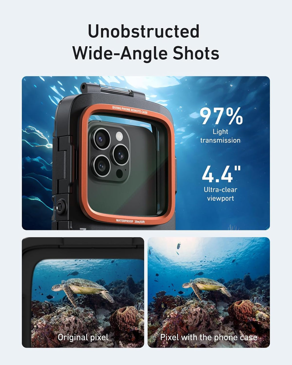 Universal Underwater Phone Case with Bluetooth