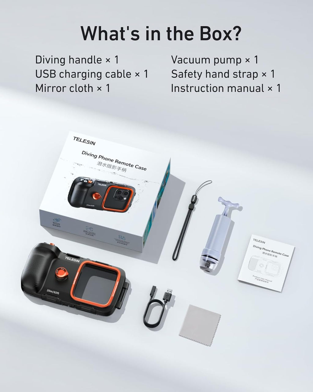 Universal Underwater Phone Case with Bluetooth