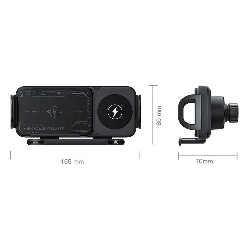 Auto-Lock Arms Car Charging Phone Holder