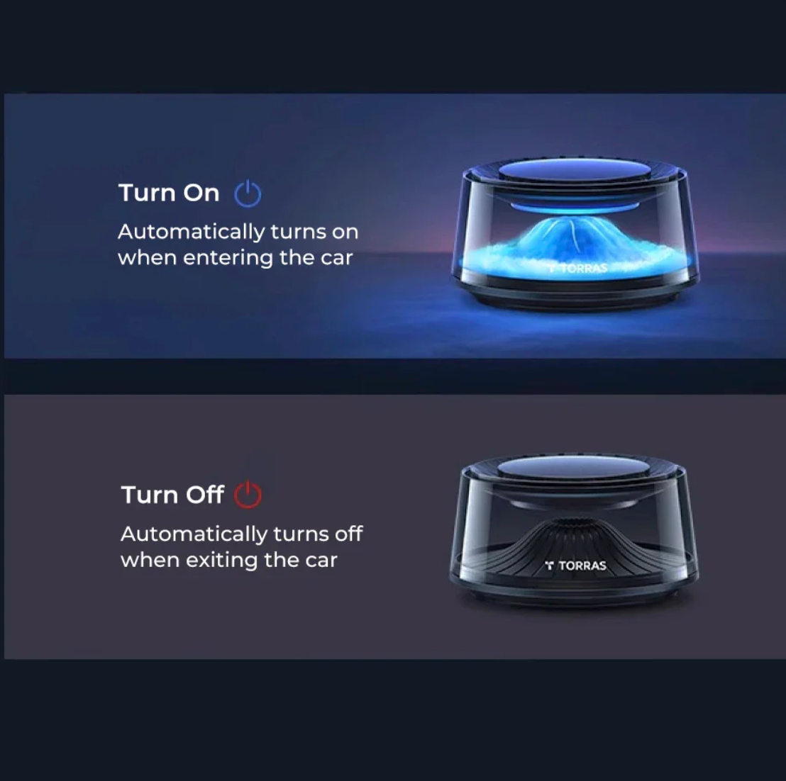 Car Diffuser With Ambient Lights