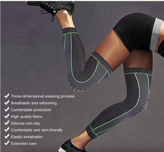Compression Knee & Calf Support-2pcs
